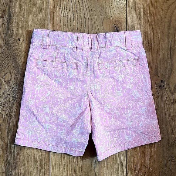 Boys' Flat Front Chino Shorts Light Pink Belt Loops Breathable Fabric NWT - Picture 6 of 6
